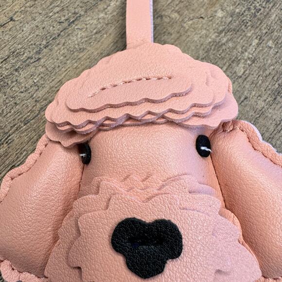 Pink Bag Charm Poodle Purse Charm Dog lover Goldendoodle Gift NEW FAST SHIP - Picture 9 of 10